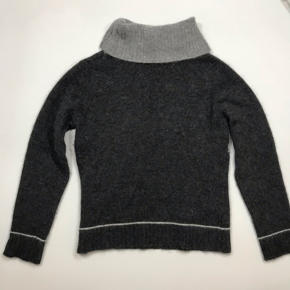 Rafaela Gray Black Argyle Turtleneck Pullover - Picture 3 of 8